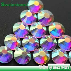 SS20 swainstone Crystal AB Stone flatback hotfix 