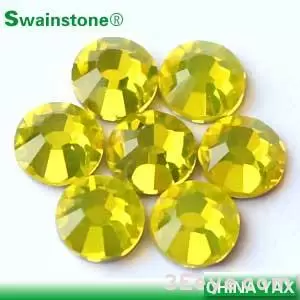 Loose crystal transfer strass citrine SWAINSTONE - ss4/citrine
