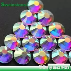 SS20 swainstone Crystal AB Stone flatback hotfix 