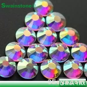 SS20 swainstone Crystal AB Stone flatback hotfix 